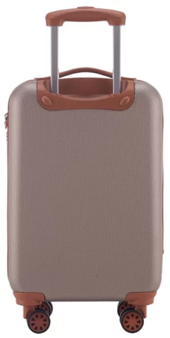 Wannsee - Handgepäck Hartschale Mit TSA In Champagner-Braun -Koffer Verkaufs-Shop compressed articleImages2 b a back hauptstadtkoffer wannsee handgepaeck trolley spinner champagner size S