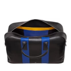 Cambridge - Reisetasche Aus Leder Schwarz -Koffer Verkaufs-Shop compressed borsone da viaggio pelle 534 7500 f black