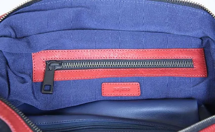 Reisetasche Mittel In Rot/Schwarz 10 Reisetasche Mittel In Rot/Schwarz – Bild 8