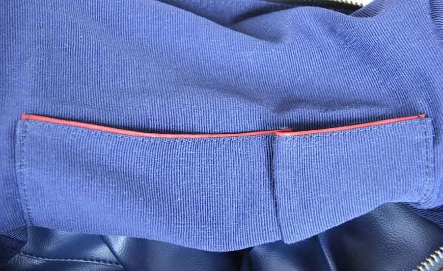 Reisetasche Mittel In Rot/Schwarz 11 Reisetasche Mittel In Rot/Schwarz – Bild 9