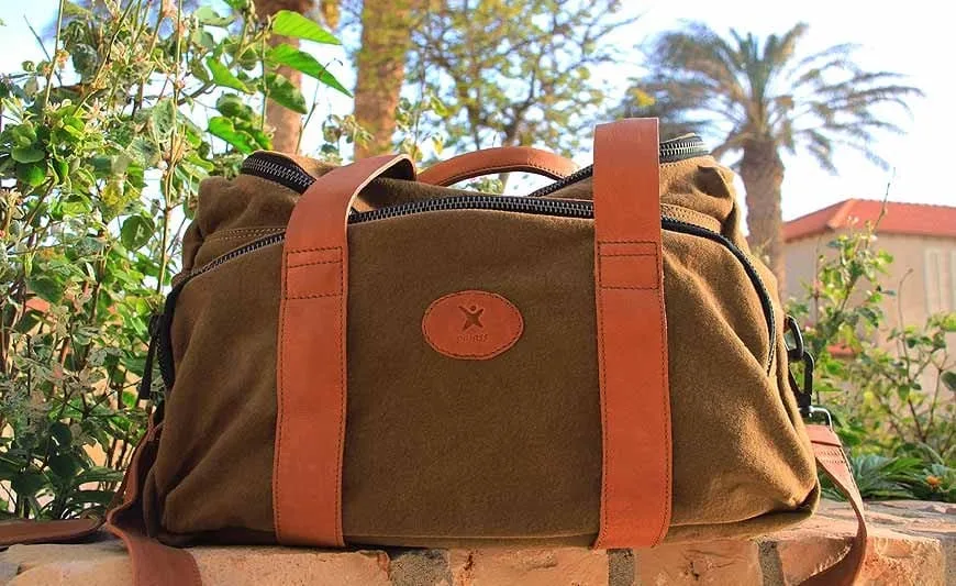 Reisetasche S In Braun/Hellbraun 5 Reisetasche S In Braun/Hellbraun – Bild 3