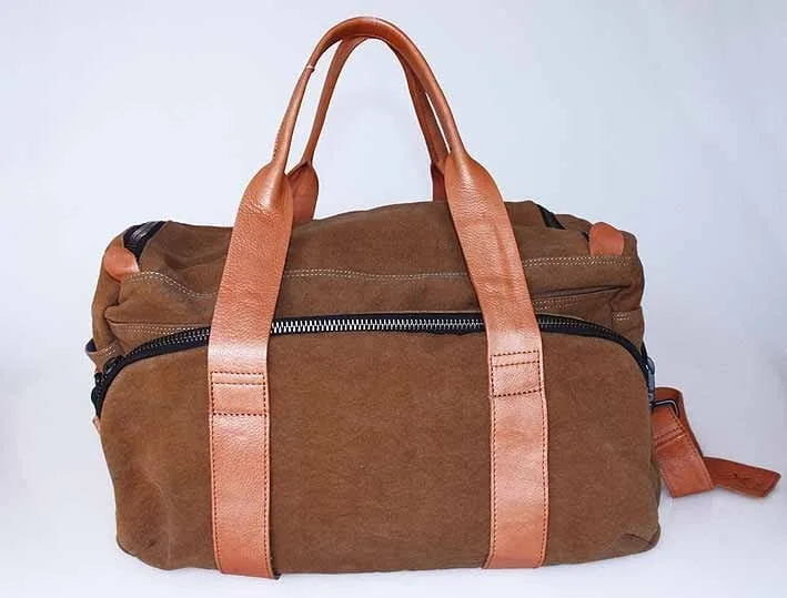 Reisetasche S In Braun/Hellbraun 6 Reisetasche S In Braun/Hellbraun – Bild 4