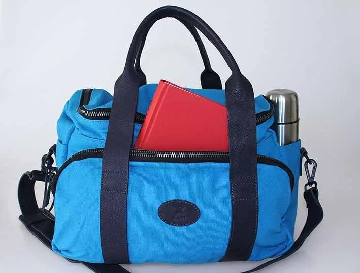 Reisetasche S In Türkis/Blau 5 Reisetasche S In Türkis/Blau – Bild 3