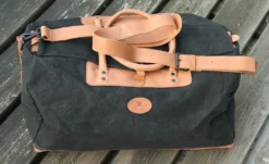 Reisetasche Mittel In Schwarz/Hellbraun