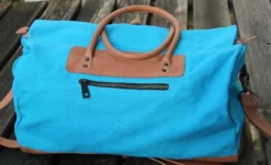 Reisetasche Mittel In Türkis/Hellbraun -Koffer Verkaufs-Shop compressed compressed img p 1 2 9 0 1290