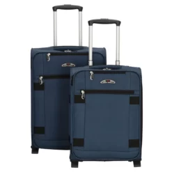 Orlando 2er Trolleyset Navy