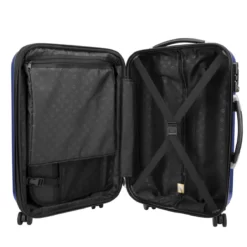 Alex - Handgepäck Hartschale Glänzend Mit Laptopfach In Dunkelblau -Koffer Verkaufs-Shop compressed hk20 8278 dbpt03 2