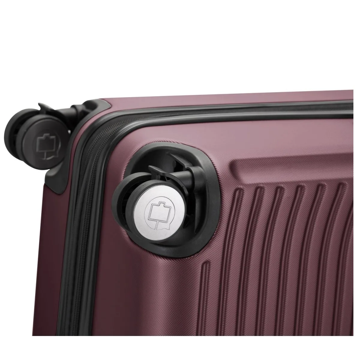 Mitte - Grosser Koffer Hartschale In Burgund 5 Mitte - Grosser Koffer Hartschale In Burgund – Bild 3