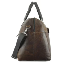 Don Paolo Reisetasche Braun -Koffer Verkaufs-Shop compressed side55