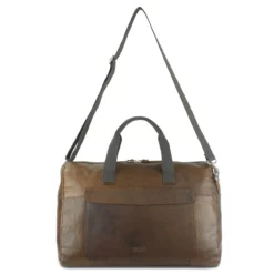 Don Paolo Reisetasche Braun -Koffer Verkaufs-Shop compressed strap7
