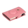 Furbo RFID-Kartenhalter Aus Leder Mit Banknotenfach Und AirTag-Etui In Pink